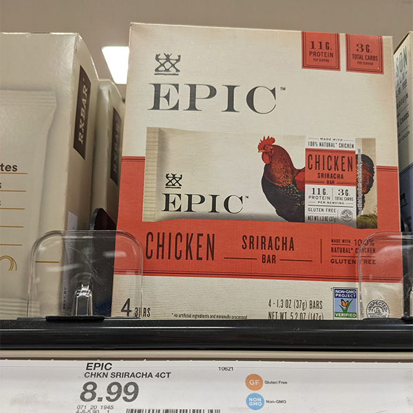 Epic Chicken Sriracha Bar