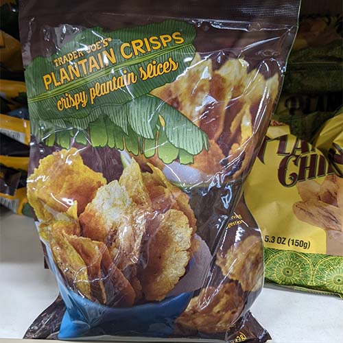 5 Healthy Trader Joe's Snacks: Plantain Crisps