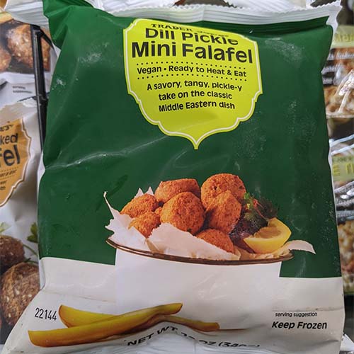 5 Healthy Trader Joe's Snacks: Dill Pickle Mini Falafel