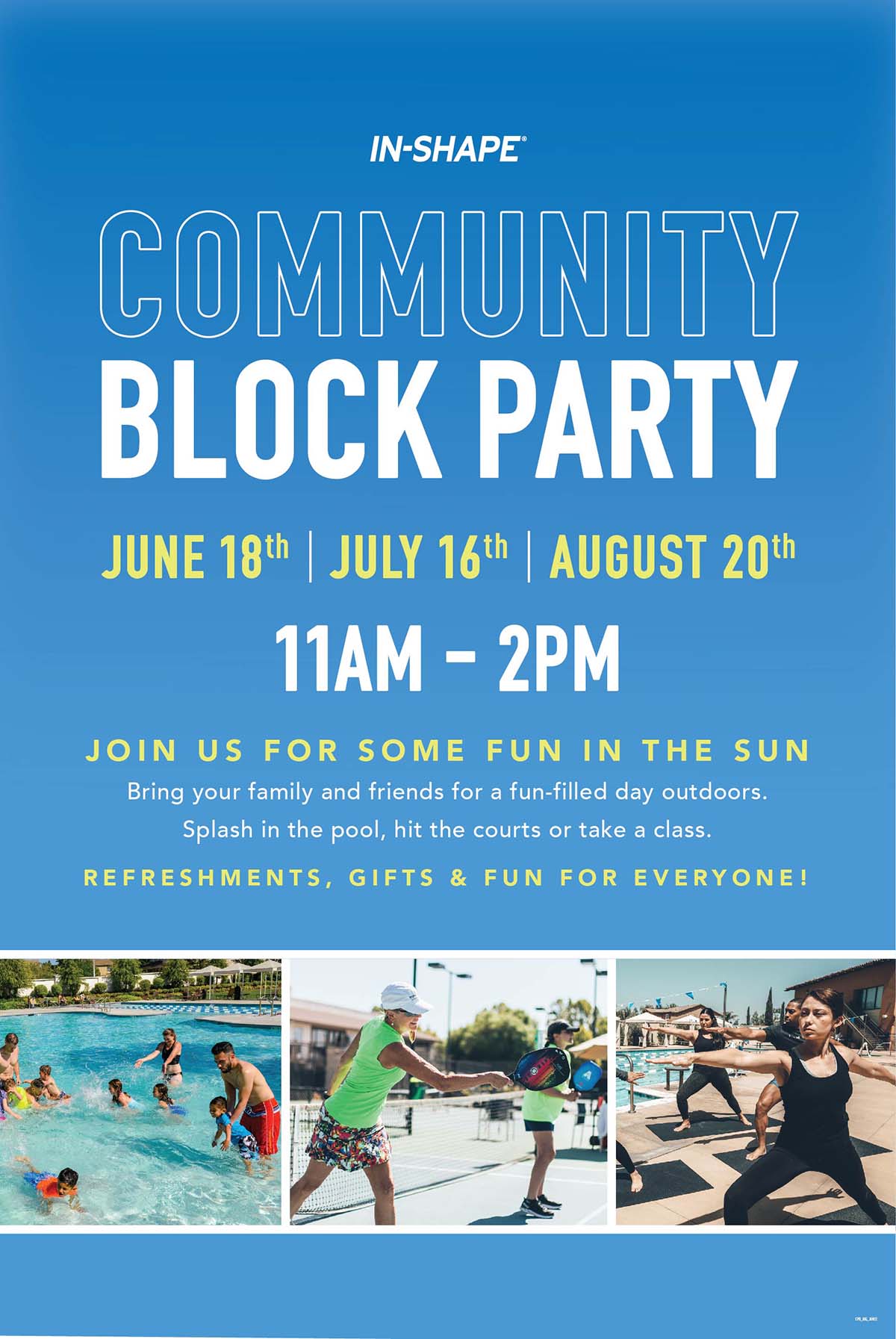 Community Block Party at In-Shape