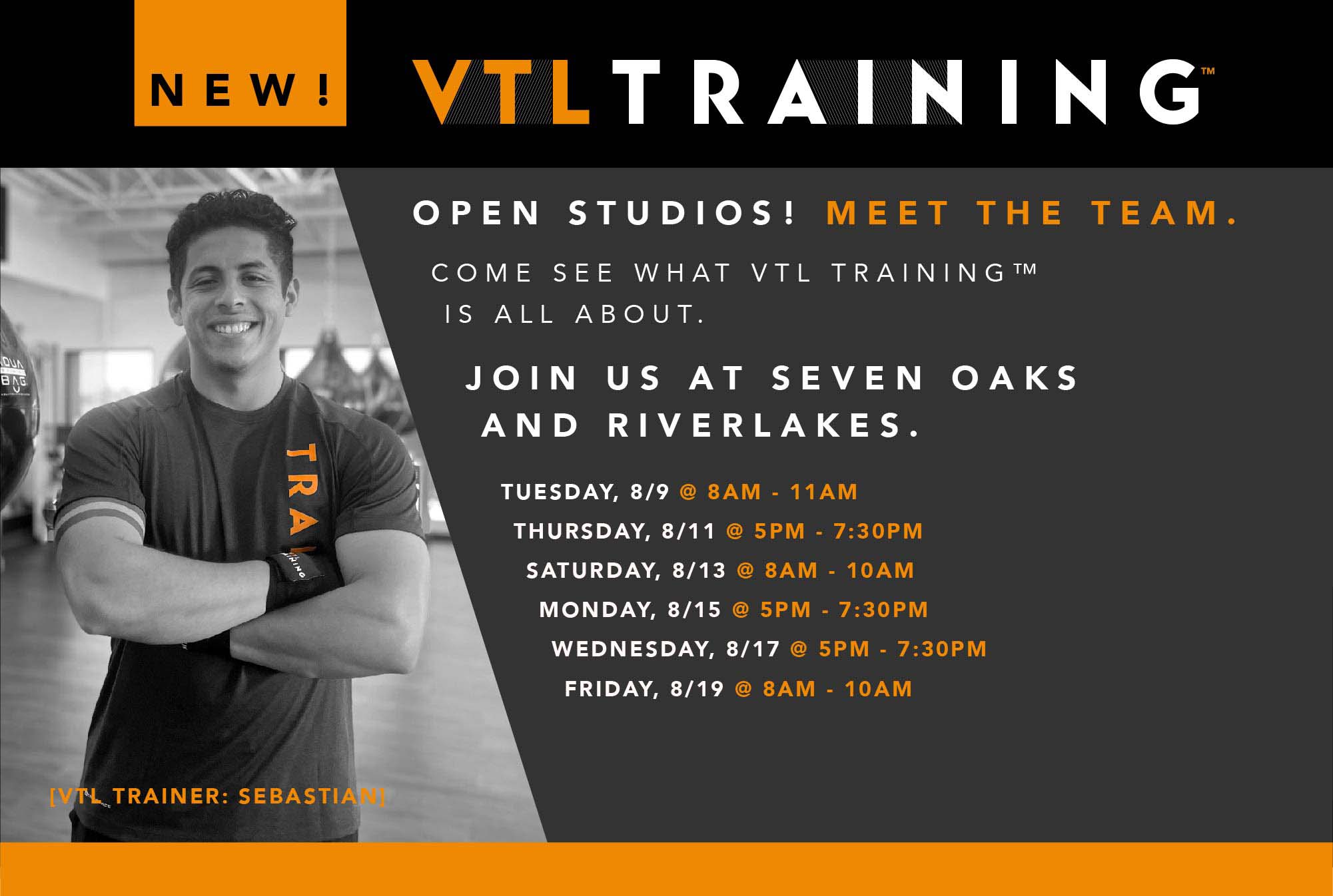 VTL Training Open Studios at In-Shape